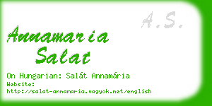 annamaria salat business card